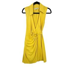 Trina Turk Floral Women's Sleeveless Wrap‎ Dress Size 2 Summer Light